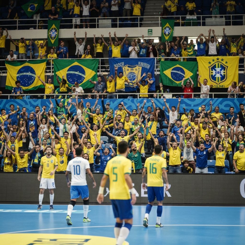 Torcida no ginásio